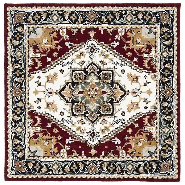 Heritage Row Heriz Medallion Area Rug