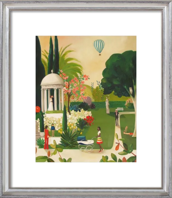 A Fainting in the Botanical Gardens by Janet Hill for Artfully Walls
