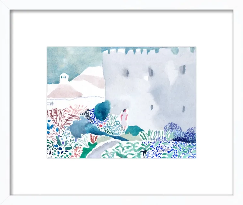 Castle Flowers by Charlotte Ager for Artfully Walls