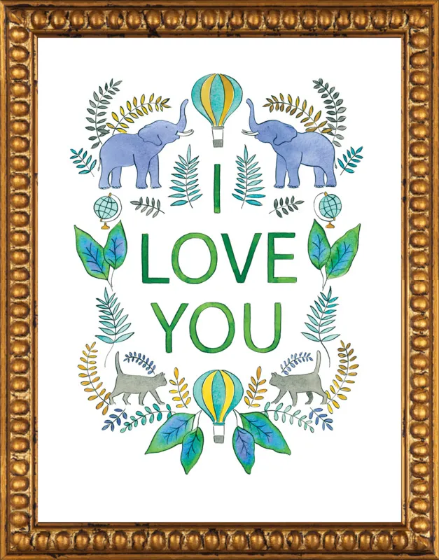 I Love You by Rachel Rogers for Artfully Walls