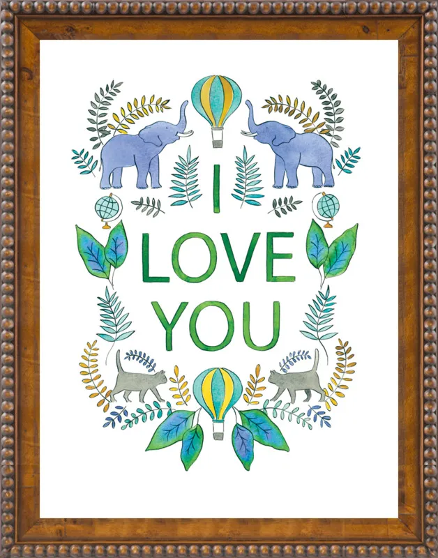 I Love You by Rachel Rogers for Artfully Walls