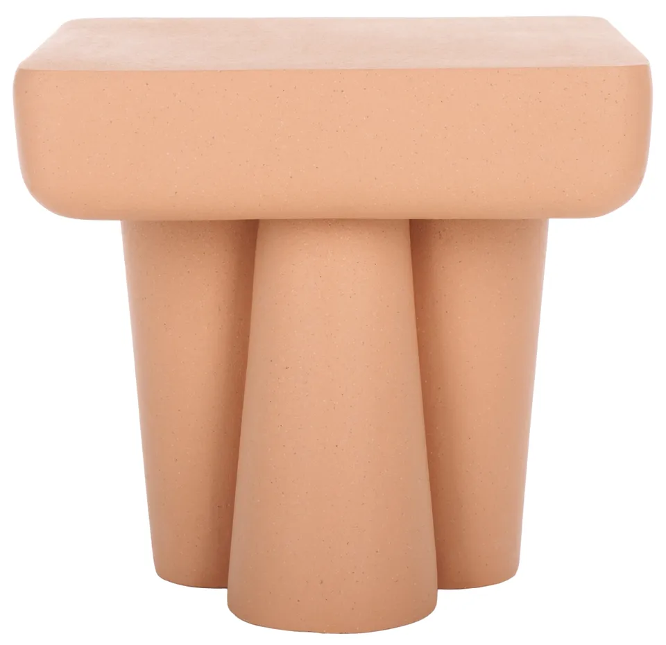 Leeza Accent Table - Terracotta