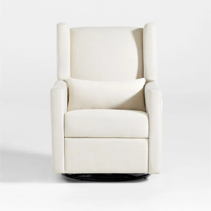 Babyletto Kiwi Cream Electronic Swivel Glider Power Recliner Nursery Chair