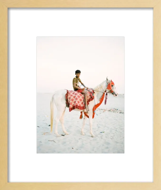 Boy on Horse by Andrew Jacona for Artfully Walls