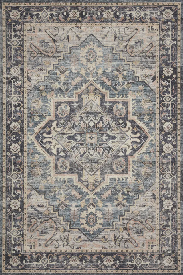 Hathaway HTH-01 Navy / Multi 7'-6" x 9'-6"