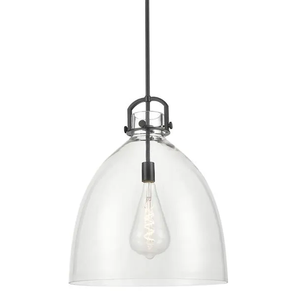 Preston Arched Frame Glass Dome Pendant