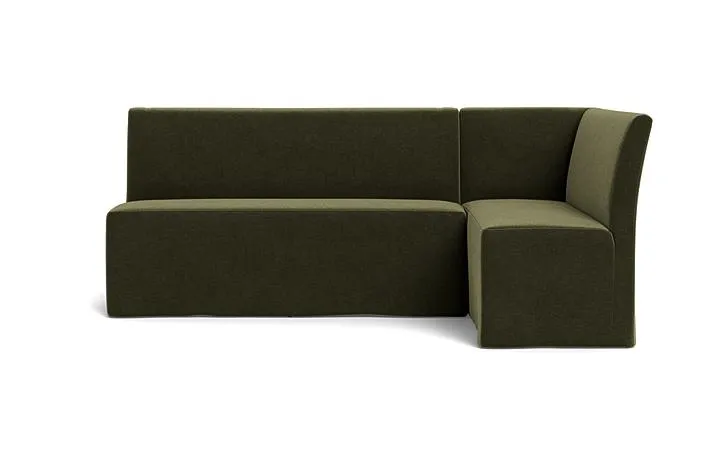 Dorian Slipcovered Right Banquette