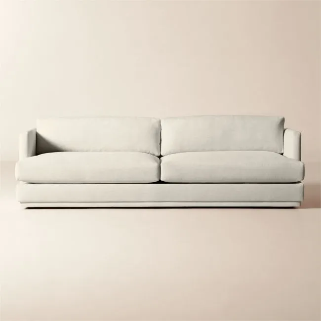 Seneca 103" Off-White Performance Fabric Sofa