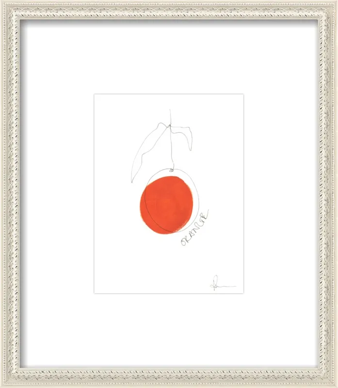 Orange by Polly Mann for Artfully Walls