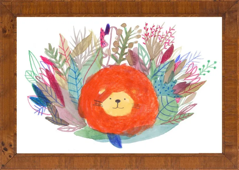 Lion by Marion Barraud for Artfully Walls