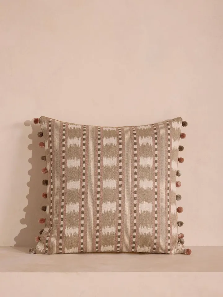 Lando Square Cushion, Blush
