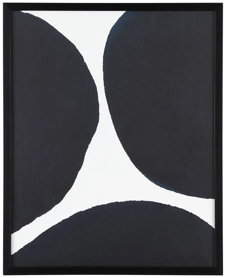 What Great Distance 16x20" Wall Art - Midnight Blue / Ivory