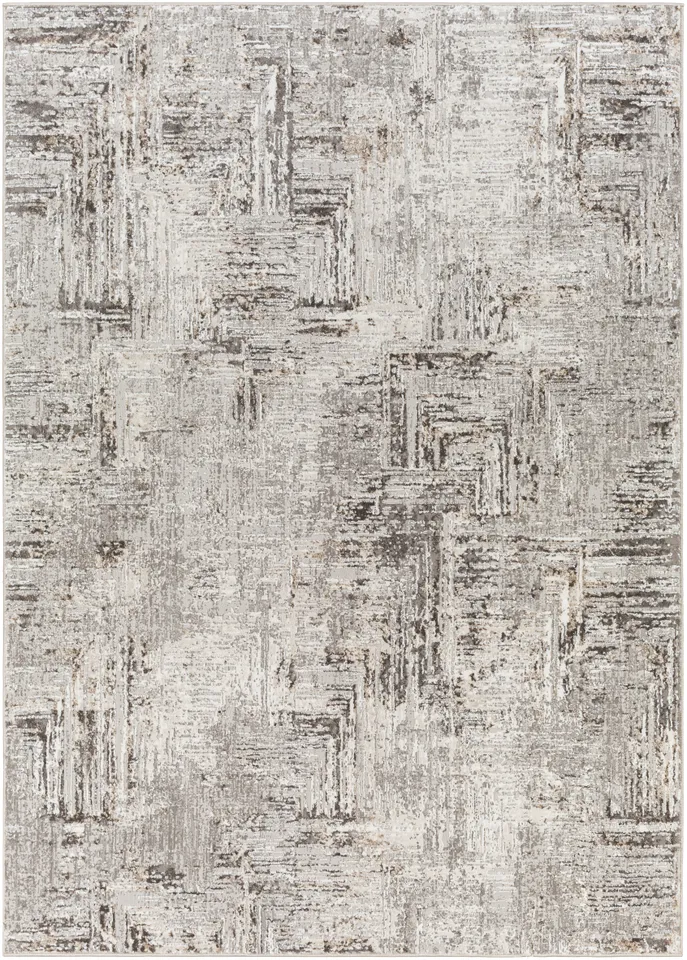 Allegro Beige Indoor 9'2" x 12' Machine Woven Rug
