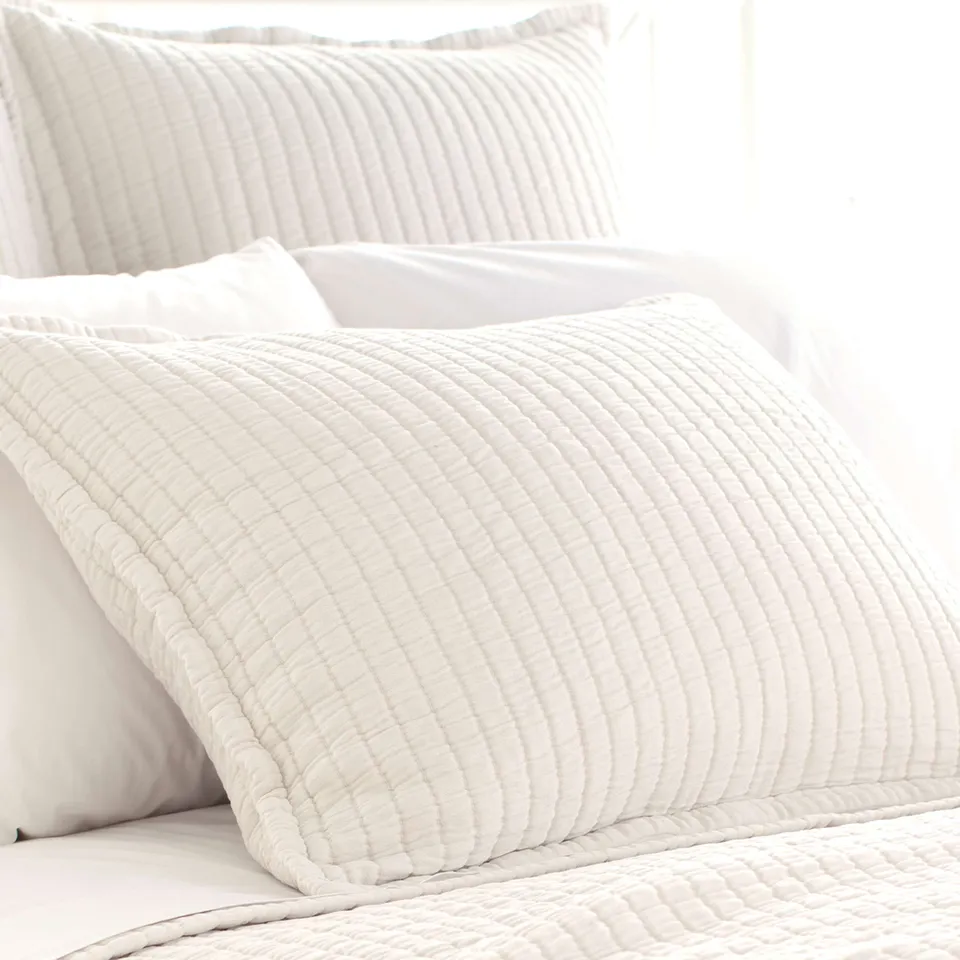 Boyfriend Ivory Matelasse Sham