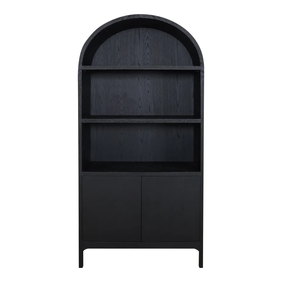 Wilde Display Cabinet Black Oak
