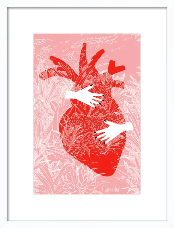 REFUGE ROSE by Claire Colin for Artfully Walls