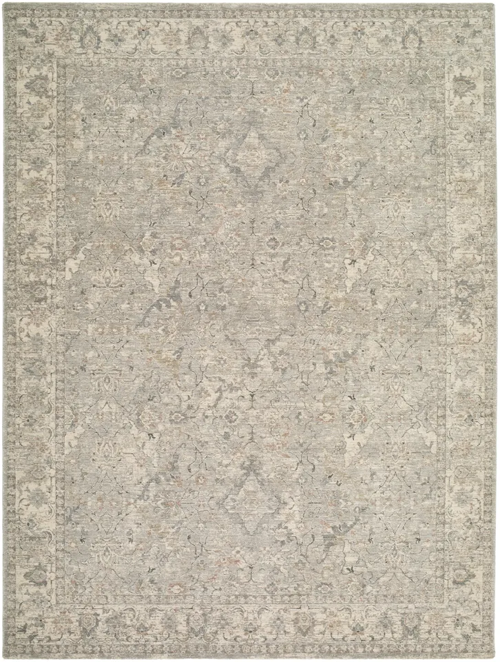 Poetry Green Indoor 2'7" x 7'3" Machine Woven Rug