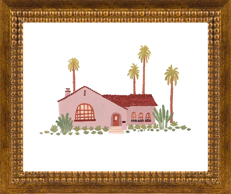 Pink Bungalow by Taylor Ann for Artfully Walls