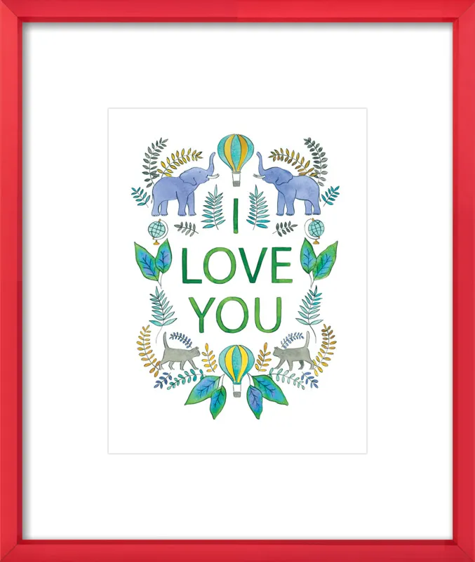I Love You by Rachel Rogers for Artfully Walls