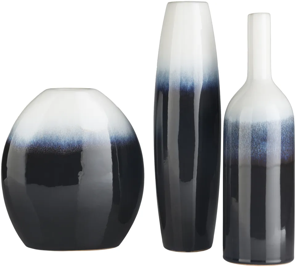 Harris HAI-001 10"H x 4"W x 9"D,  14"H x 4"W x 4"D,  15"H x 4"W x 4"D Vase