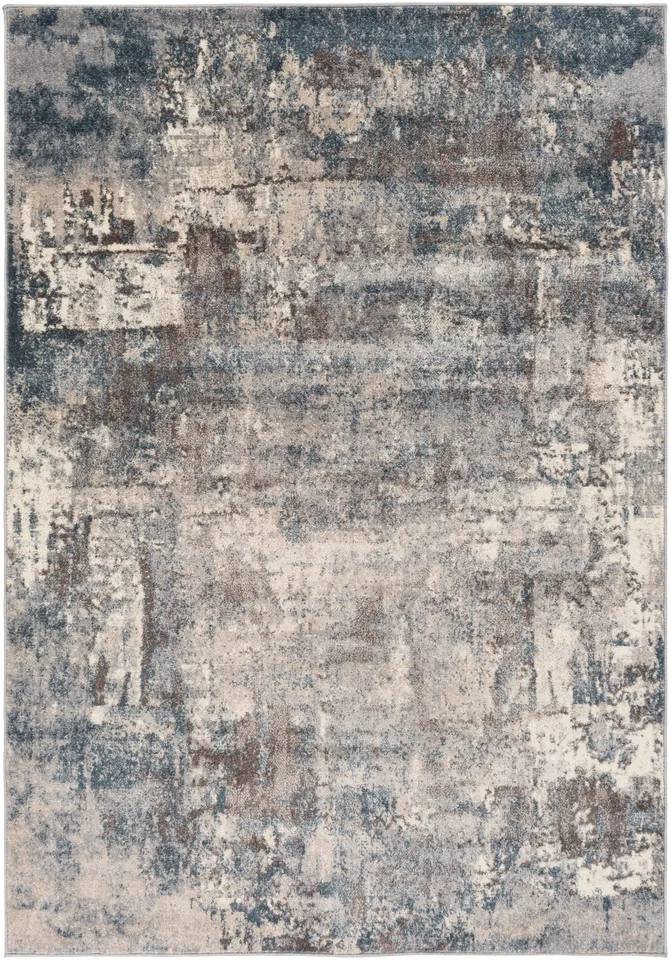 Ankara Gray Indoor 2' x 2'11" Machine Woven Rug