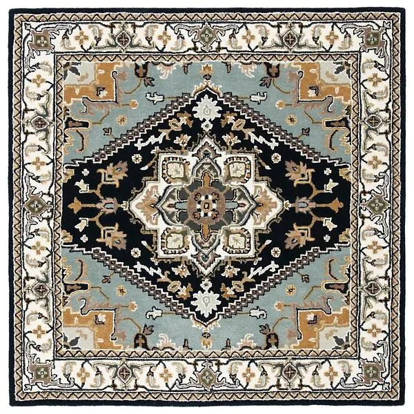 Heritage Row Heriz Medallion Area Rug