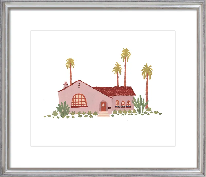 Pink Bungalow by Taylor Ann for Artfully Walls