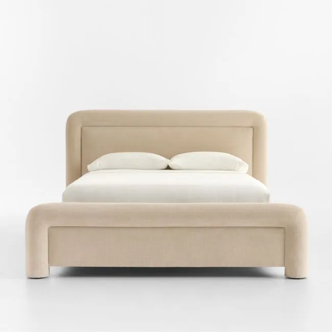 Meadows Natural Upholstered Queen Bed by Venus Williams