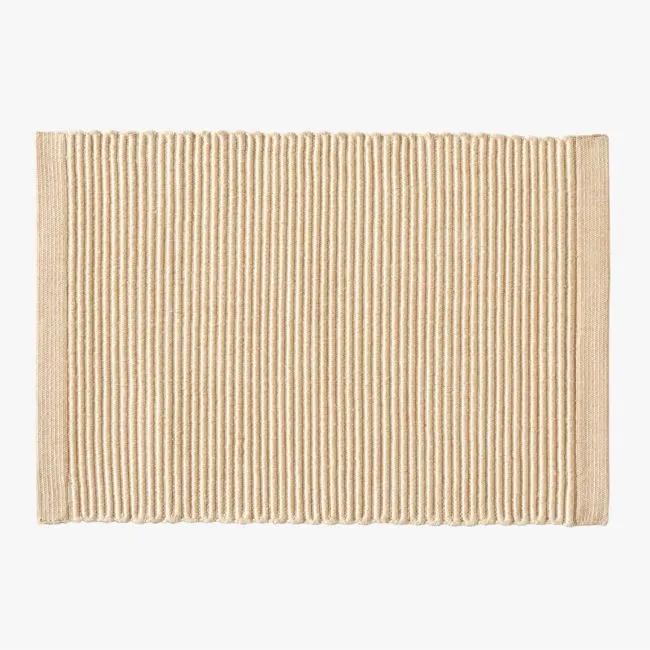 Diver Handwoven Ribbed Neutral Indoor/Outdoor Performance Doormat 2'x3'