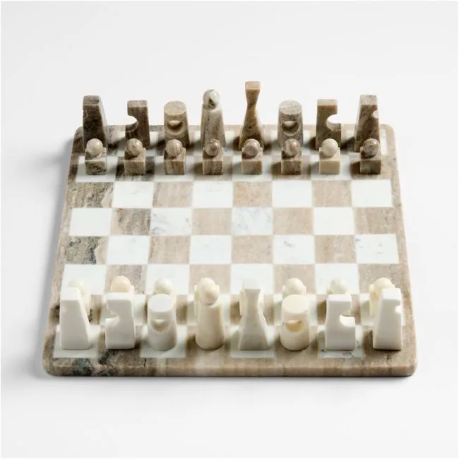 Marble Post Modern Chess Game
