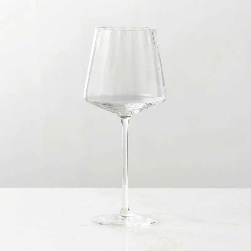 Muse Optic Fluted Red Wine Glass
