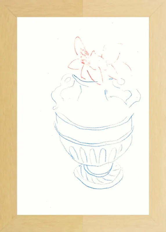Sevres vase by Shanti Shea An for Artfully Walls