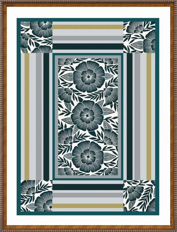 Botanical Frame 1 by Katharine Watson for Artfully Walls