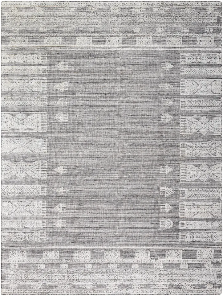 Jackie Gray Indoor 6' x 9' Handmade Rug