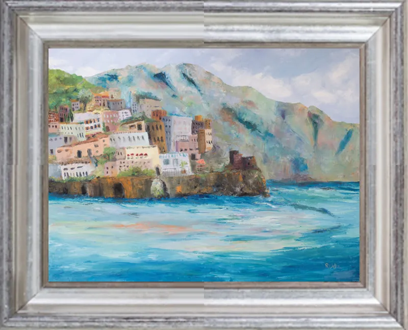 Amalfi Coast by Renee A Ortiz for Artfully Walls