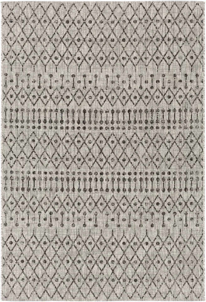 Eagean Beige Outdoor 2'7" x 12' Machine Woven Rug