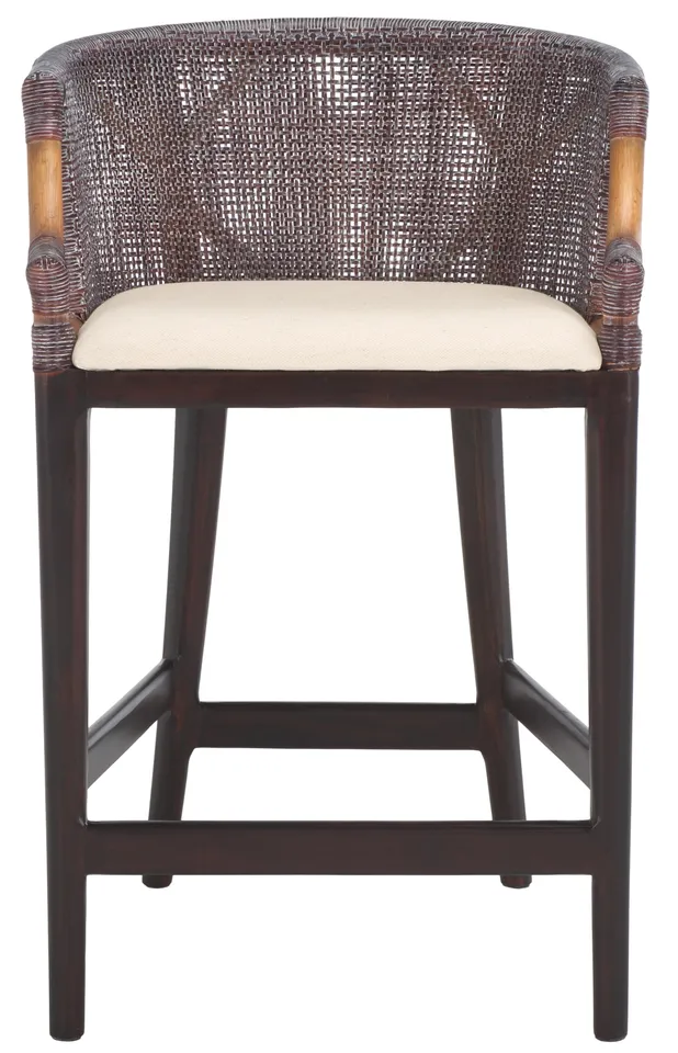 Brando Counter Stool - Brown / White