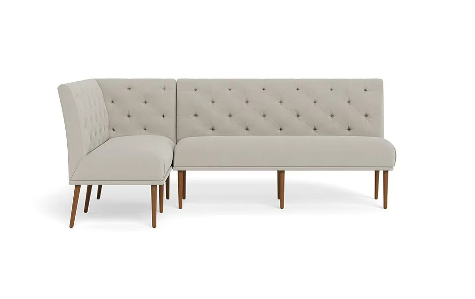 Dorian Upholstered Left Banquette with Tufting Option