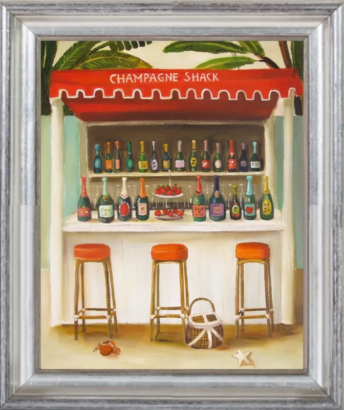 Champagne Shack by Janet Hill for Artfully Walls