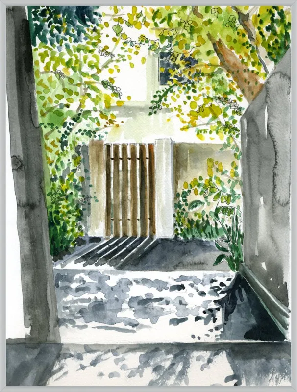 Garden Gate by Miri Eshet for Artfully Walls