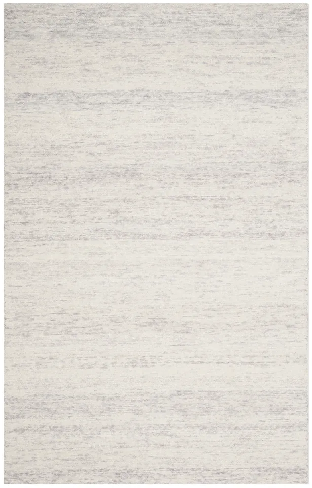 Arlo Home Hand Loomed Area Rug, HIM120D, Silver,  4' X 6'