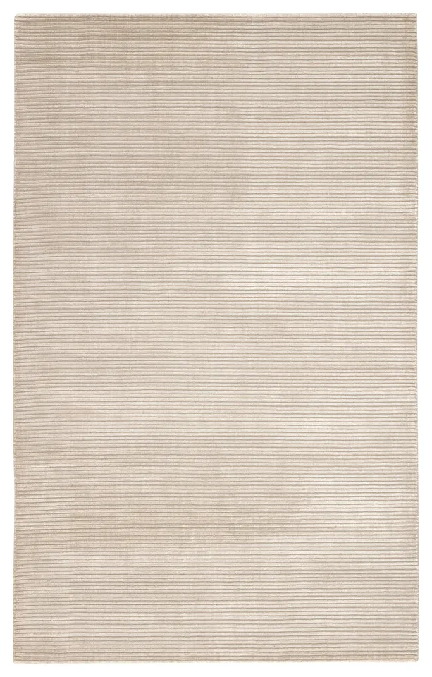 Basis Handmade Solid Light Gray Area Rug (12'X15')