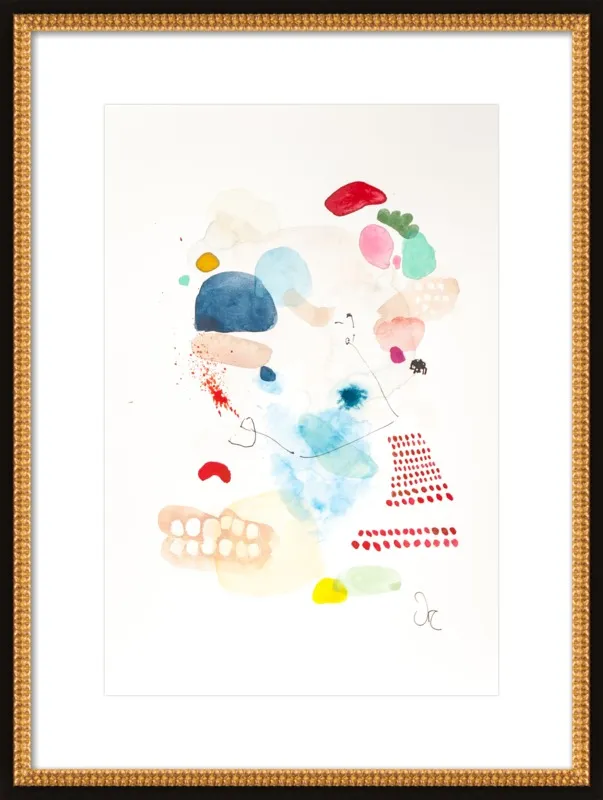 Red diamonds by Victoria Gonzalez for Artfully Walls