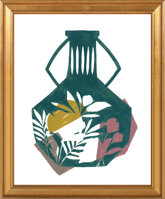 Vase Shapes by Cece Merkle for Artfully Walls