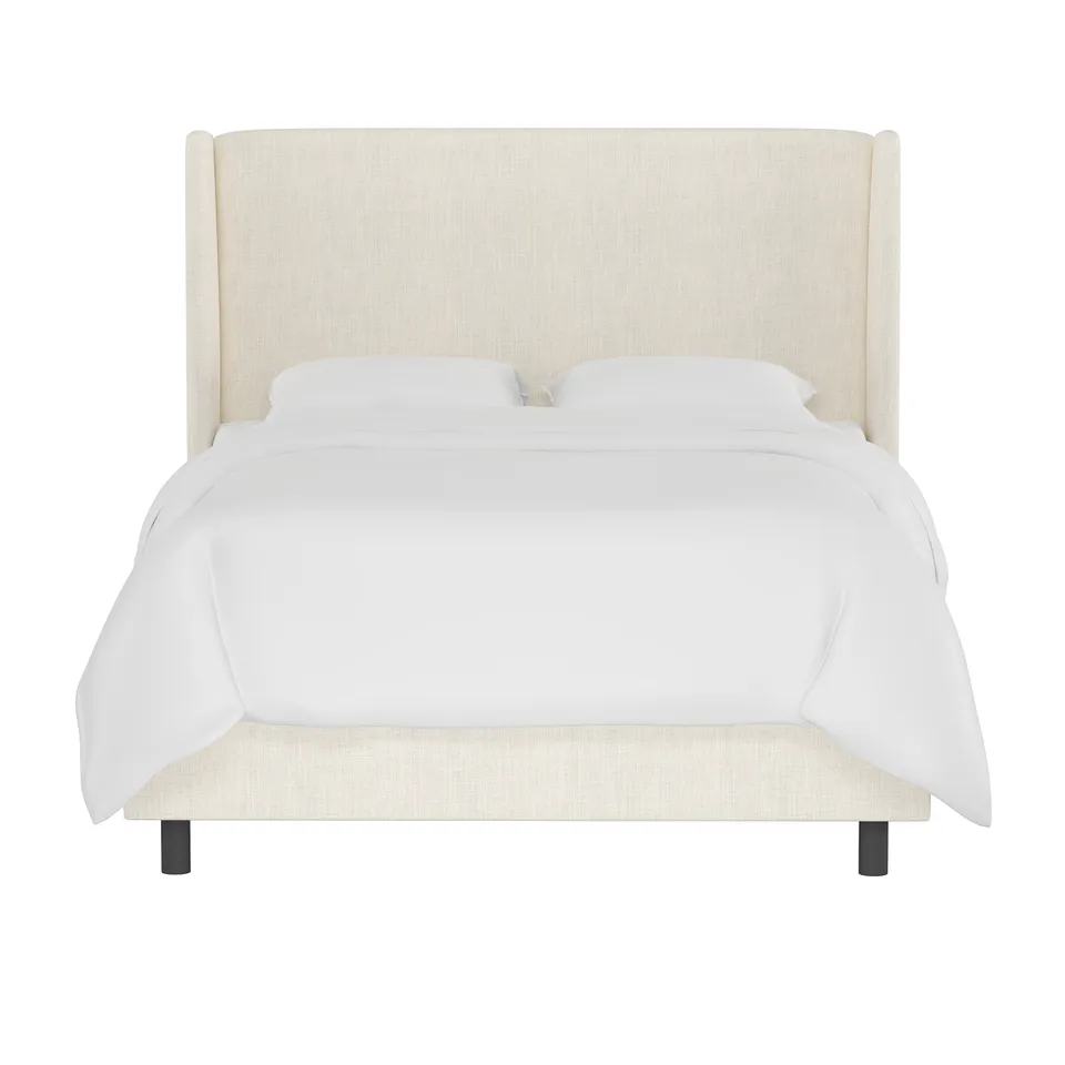 Queen Lawrence Wingback Bed