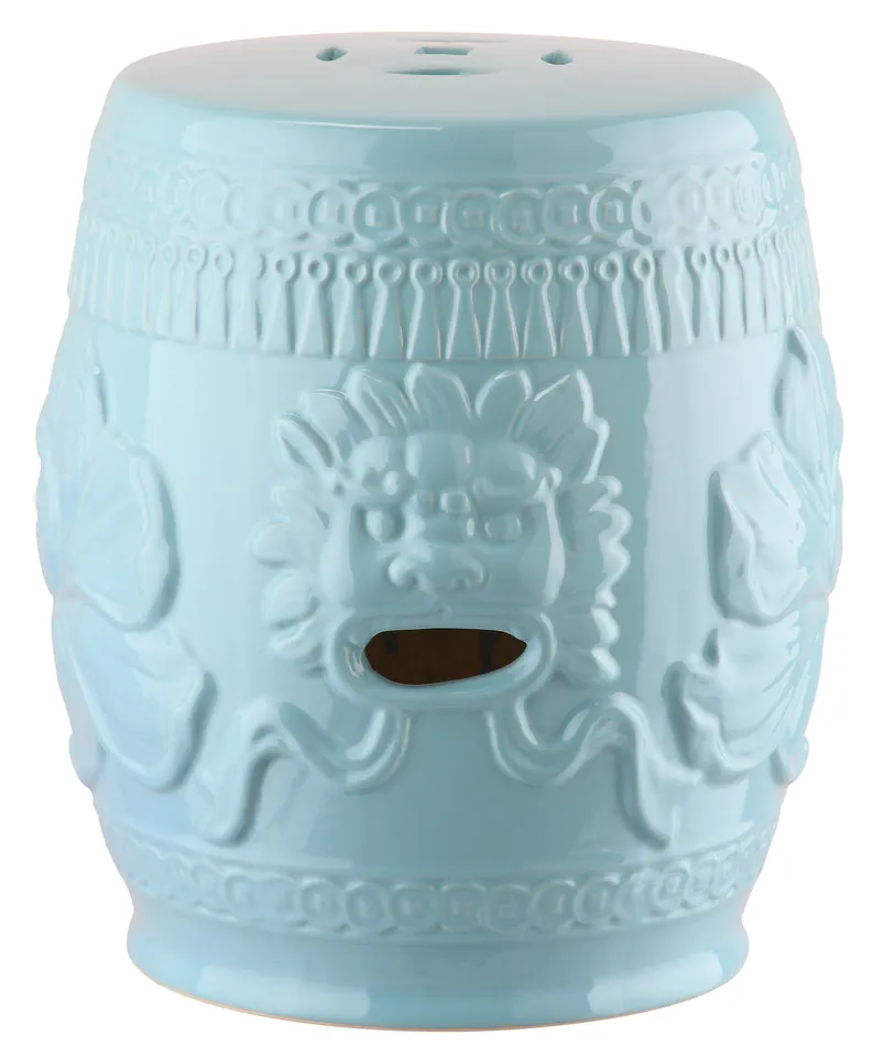 Little Lotus Garden Stool - Blue
