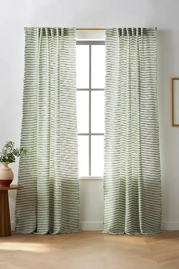 Luxe Linen Blend Woven Curtain