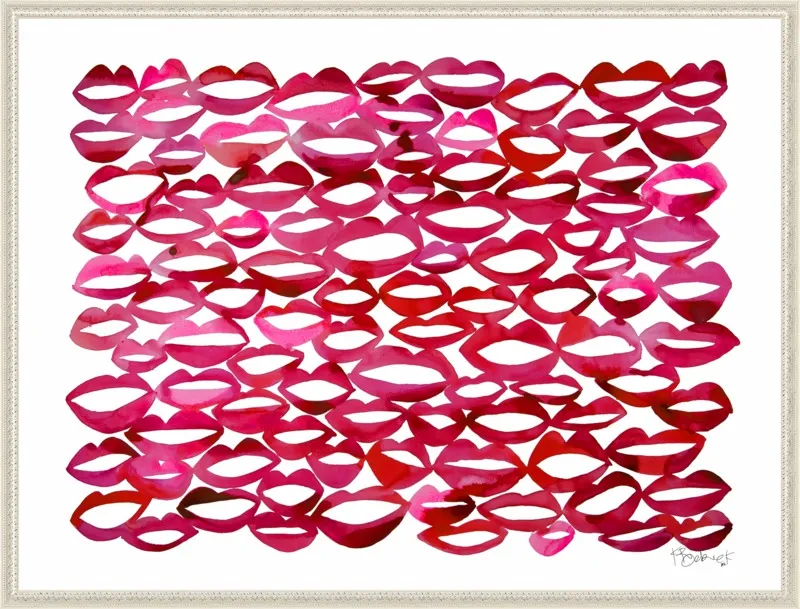 Juicy Lips by Kate Roebuck for Artfully Walls