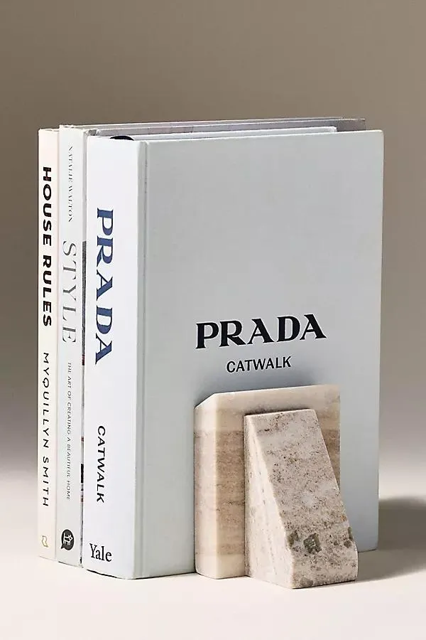 Brace Marble Bookend