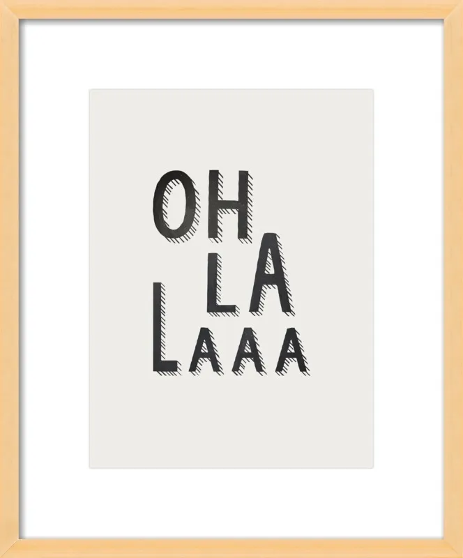 Oh la la by Lonneke de Roos - Kind of Style for Artfully Walls